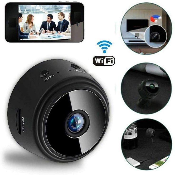 A9 Mini WiFi Spy Camera for Home Security, Office Monitoring, Baby/Nanny Cam & Remote Surveillance