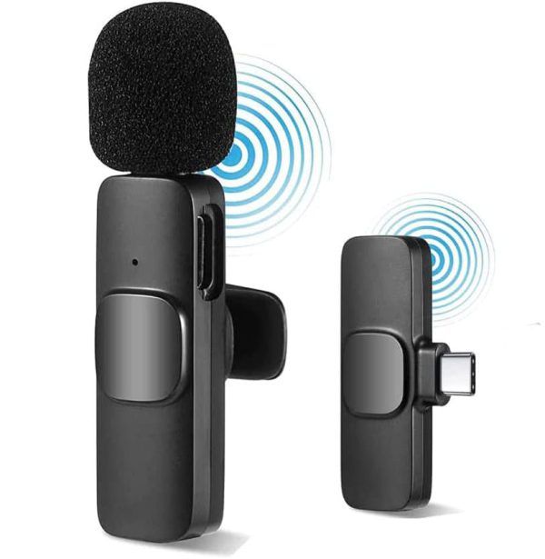 EchoMic Dual Wireless Microphone for Vlogging, Interviews, YouTube, Live Streaming & Podcasts (iOS Compatible)