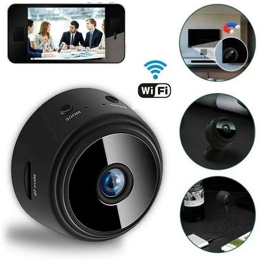 A9 Mini WiFi Spy Camera for Home Security, Office Monitoring, Baby/Nanny Cam & Remote Surveillance