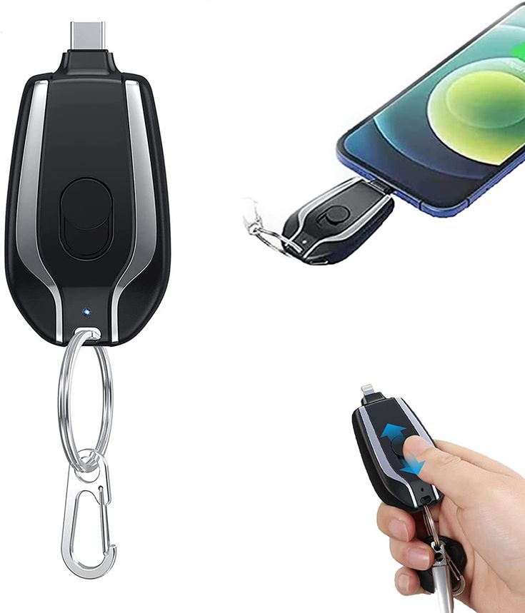Mini Keychain Power Bank – Lightning Connector (for iPhone)