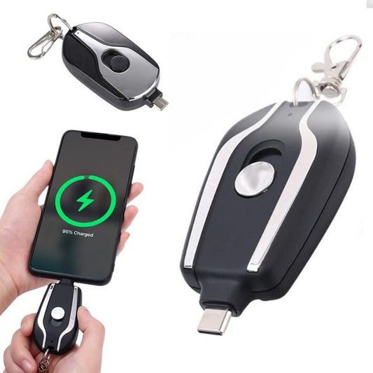Mini Keychain Power Bank – Lightning Connector (for iPhone)